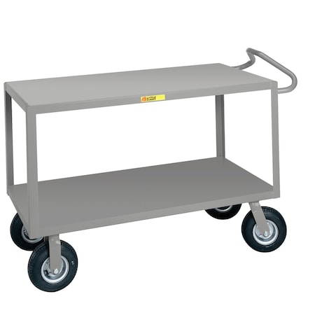 Little Giant Ergonomic Handle, Non-Slip Vinyl Matting, Flush Shelves, 1200 lbs. Capacity, 24" x 48" Shelf ENGF-2448-9P
